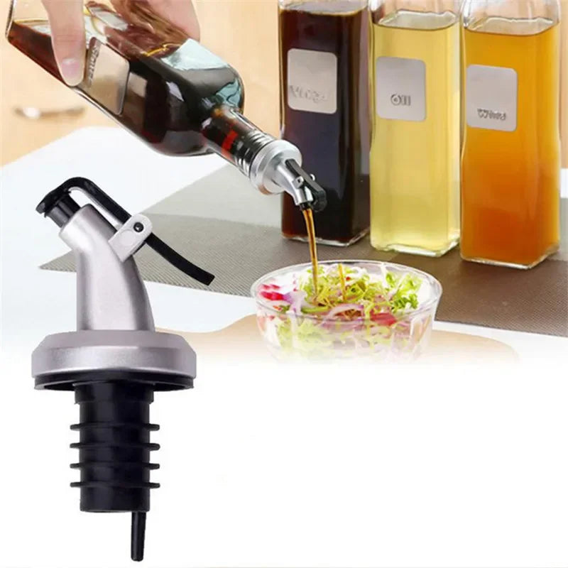 RLJLIVES Liquor Dispenser Pourer — Leak Proof Bottle Stopper for Kitchen & Bar