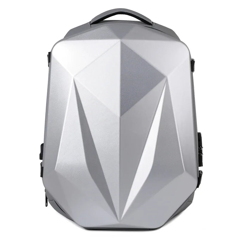 Hard Shell Laptop Backpack — Waterproof Commuter Bag for Helmets & Tech