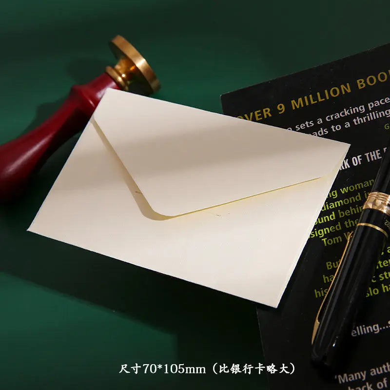 pelsone Kraft Paper Envelopes — Vintage Style for Business Cards & Invitations