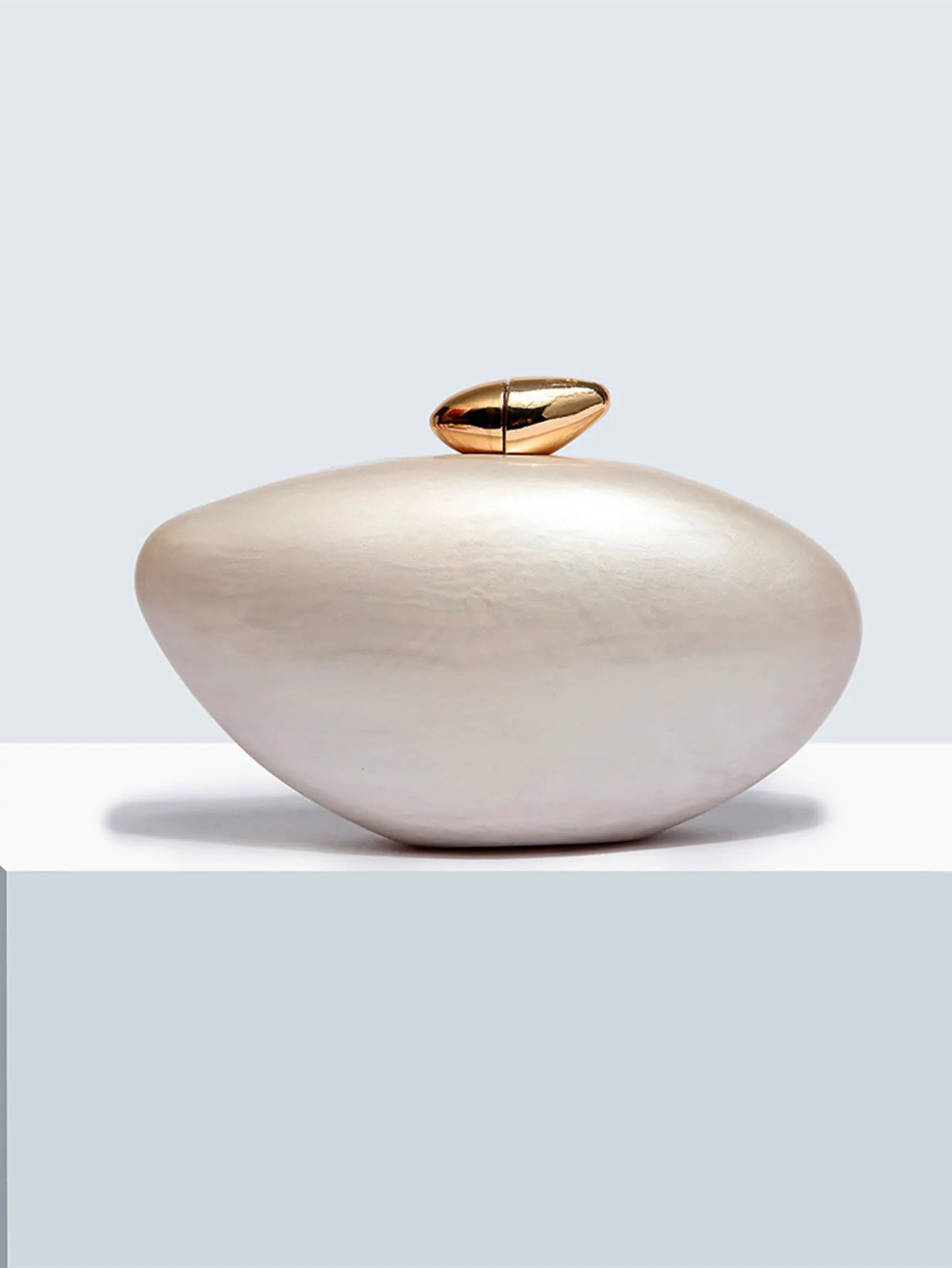 ABQP Retro Acrylic Marble Evening Bag — Elegant Minaudiere Clutch for Parties