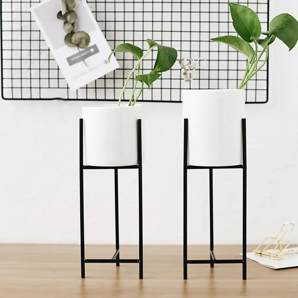 Ceramic Flower Stand Kit — Nordic Style Water Planting Vase Set