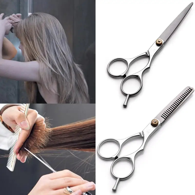 Professional Hair Thinning Scissors — Stainless Steel Barber Styling Tool