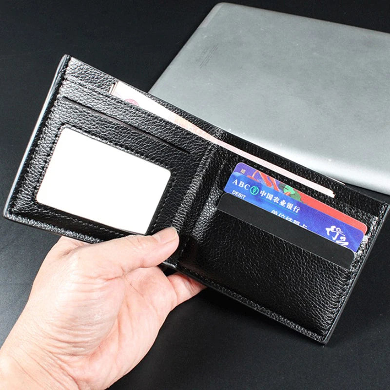 ZTBBAO Genuine Leather Men's Wallet — Slim Bifold Design for Daily Use