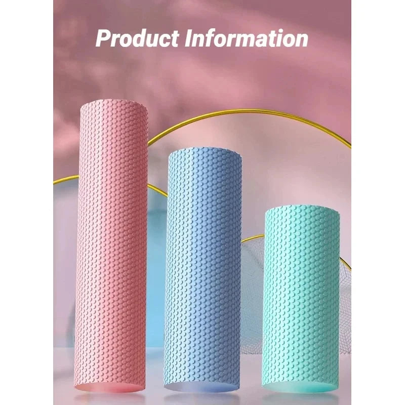 Hexagonal EVA Foam Yoga Roller — Muscle Massage & Recovery Tool