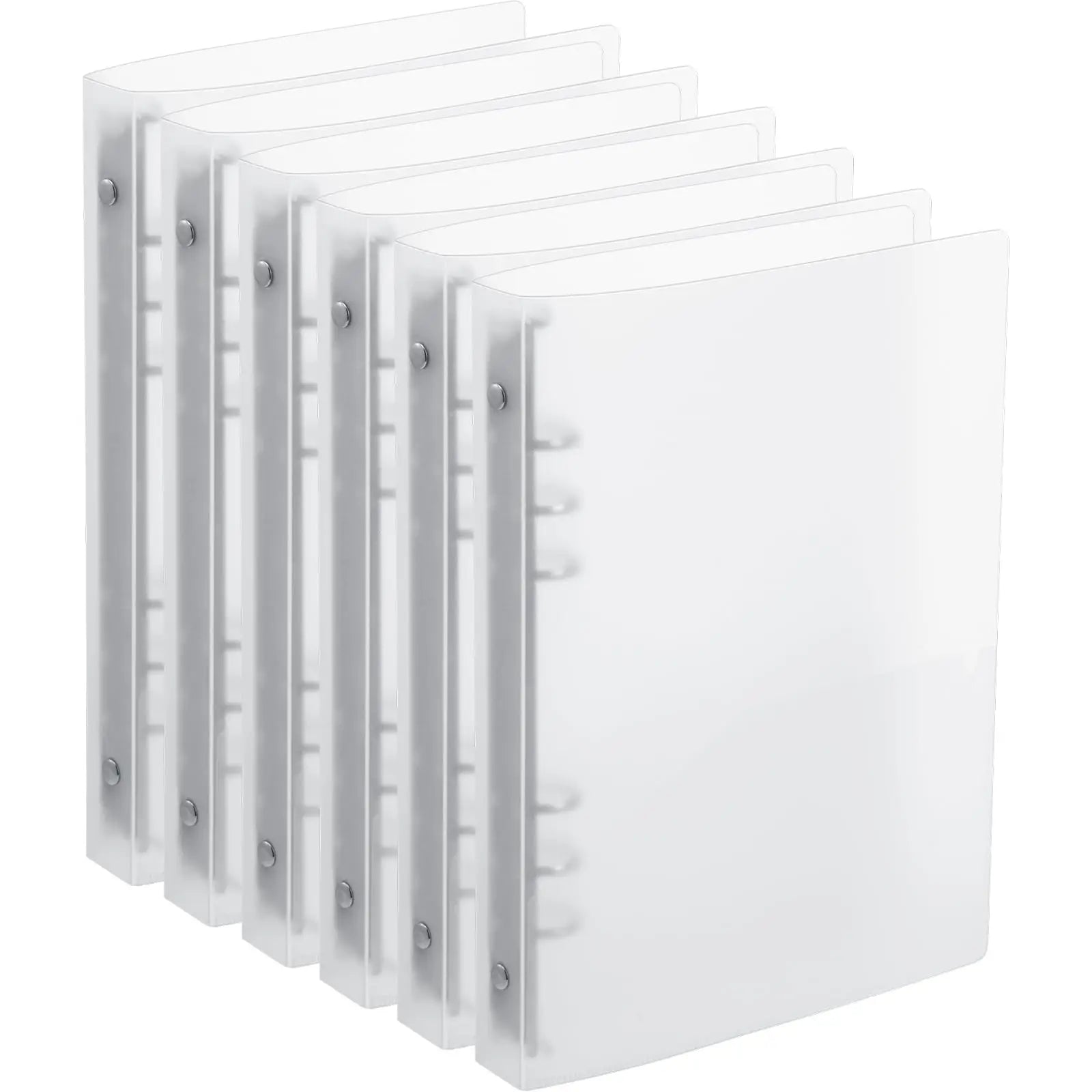 Plastic Ring Binder Organizer — Secure Clasp Closure for Office & School