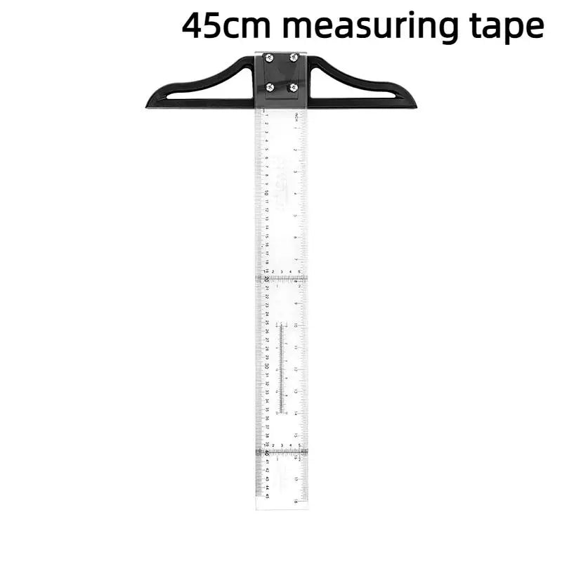 Precision T-Square Drafting Ruler — Removable Head for Architecture & Design