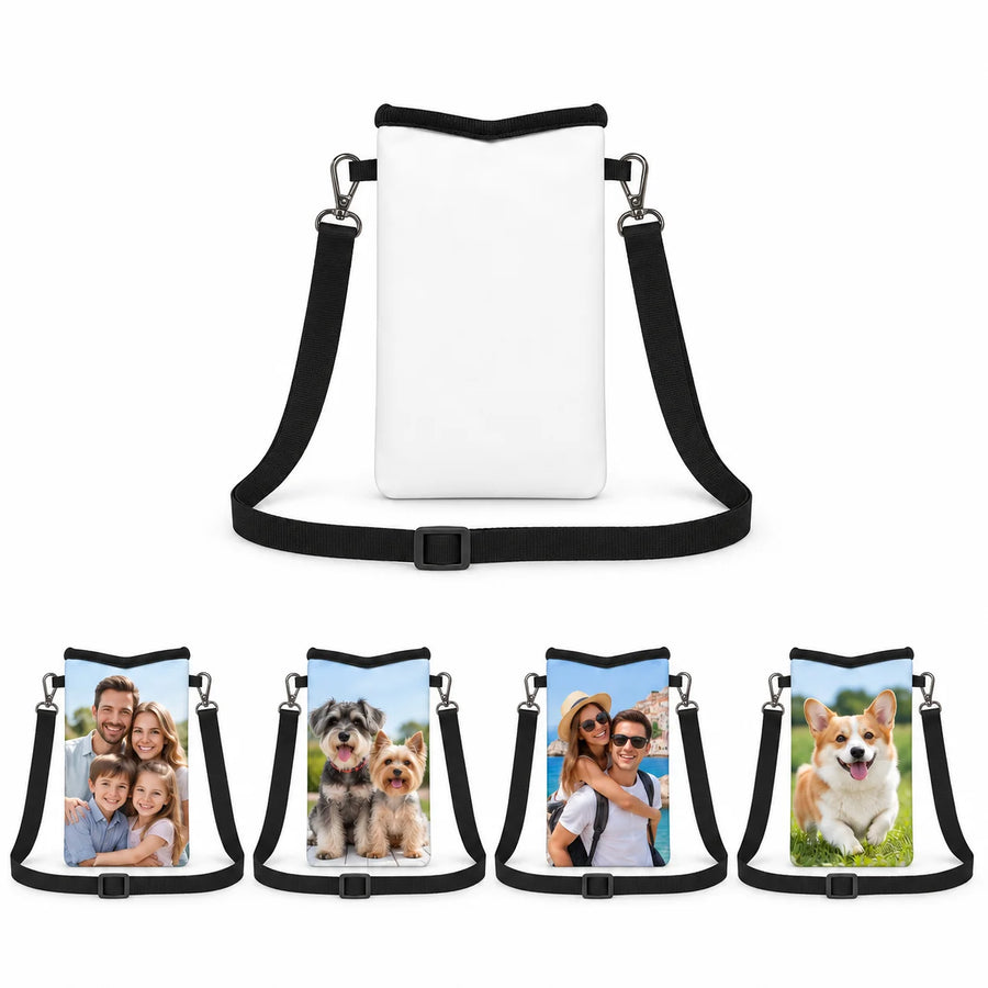 Custom Crossbody Phone Bag — Personalized Mini Messenger Purse