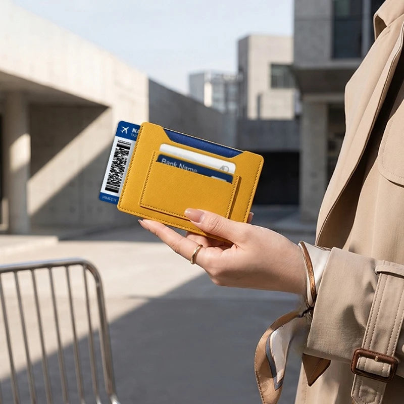 eTya Waterproof Passport Holder — Large Capacity Travel Wallet with Multi-Slots