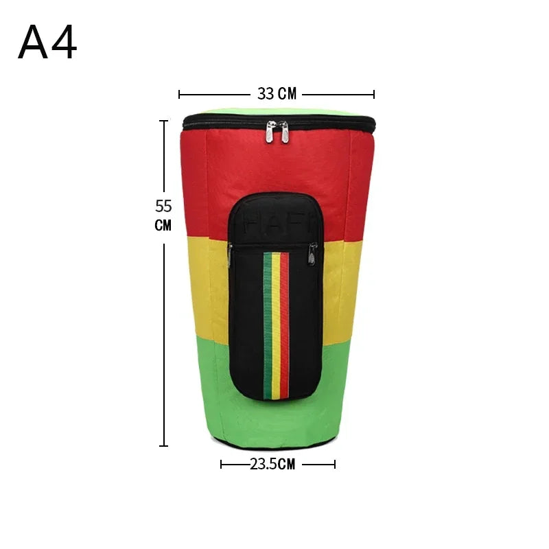 Djembe Drum Carrying Bag — Shockproof and Waterproof Canvas Case