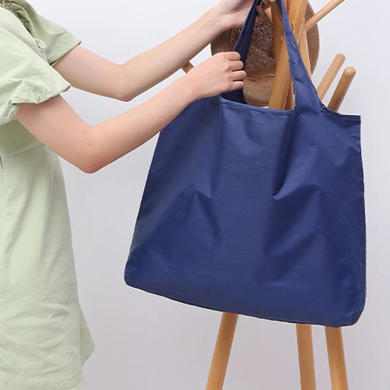 Foldable Reusable Shopping Bag — Large Capacity Eco-Friendly Tote