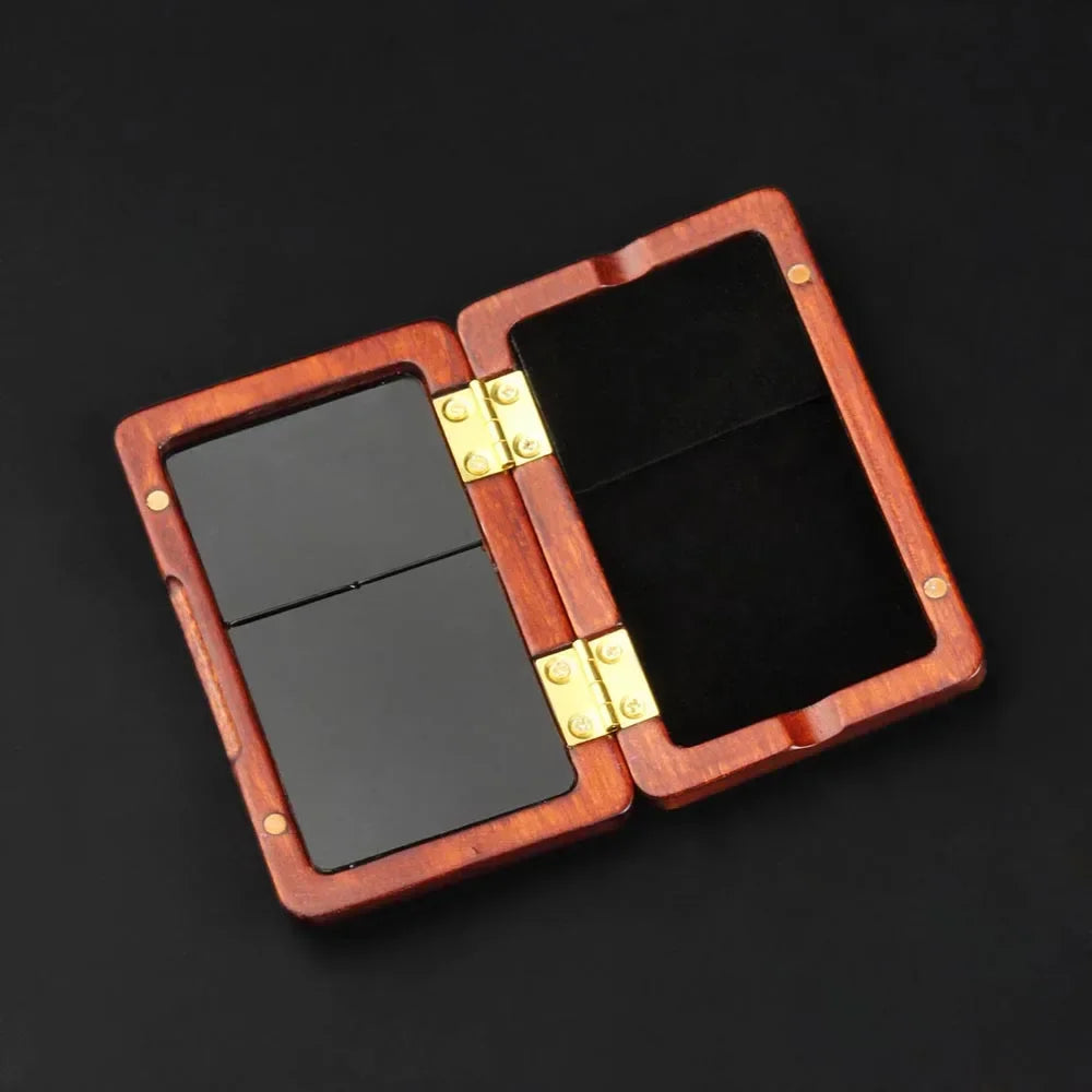 SLADE Walnut Wood Reed Case — Protective Storage for Saxophone & Clarinet
