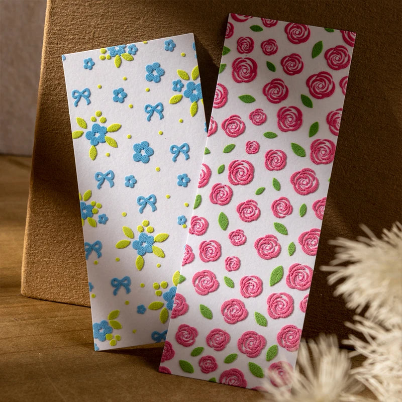 Vintage Floral Foam Stickers — 20 Sheets for Scrapbooking & Junk Journals