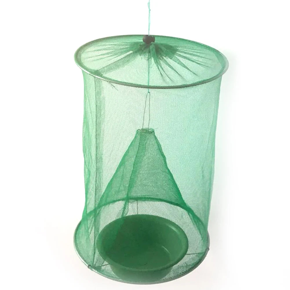 Hanging Fly Net Trap — Reusable Folding Insect Catcher for Garden