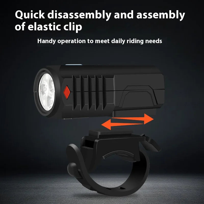OFFBONDAGE Ultra-Bright Bicycle Headlight — USB Rechargeable Night Riding Light