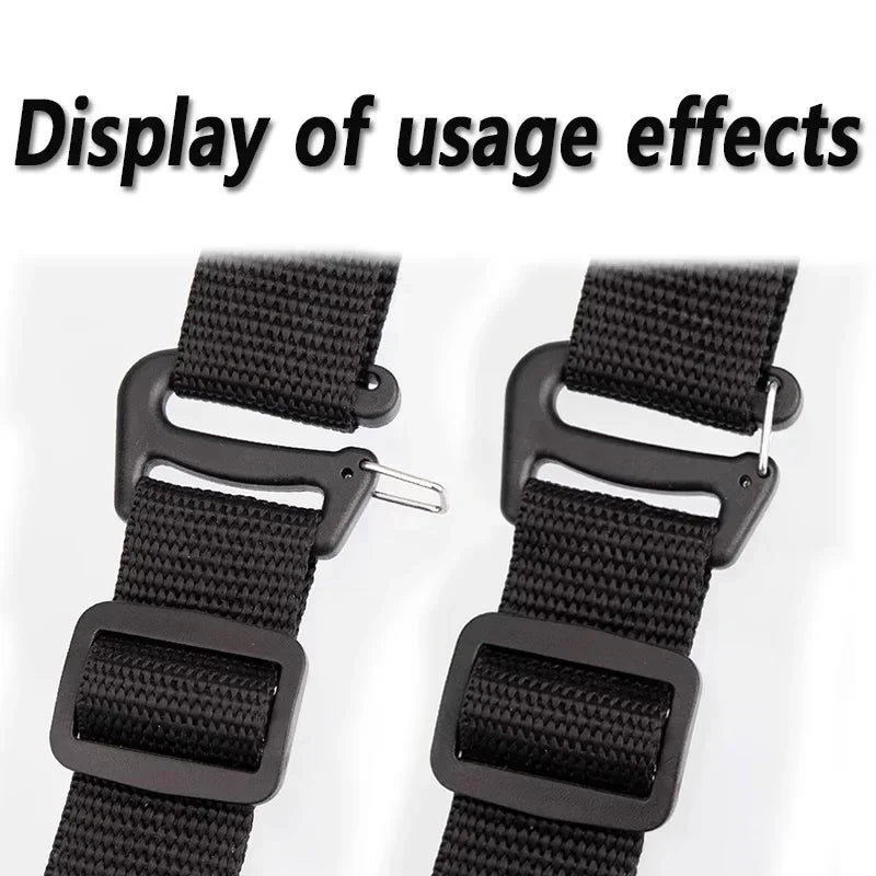 G Hook Webbing Buckles — Durable Plastic Adjuster for Bags and Belts