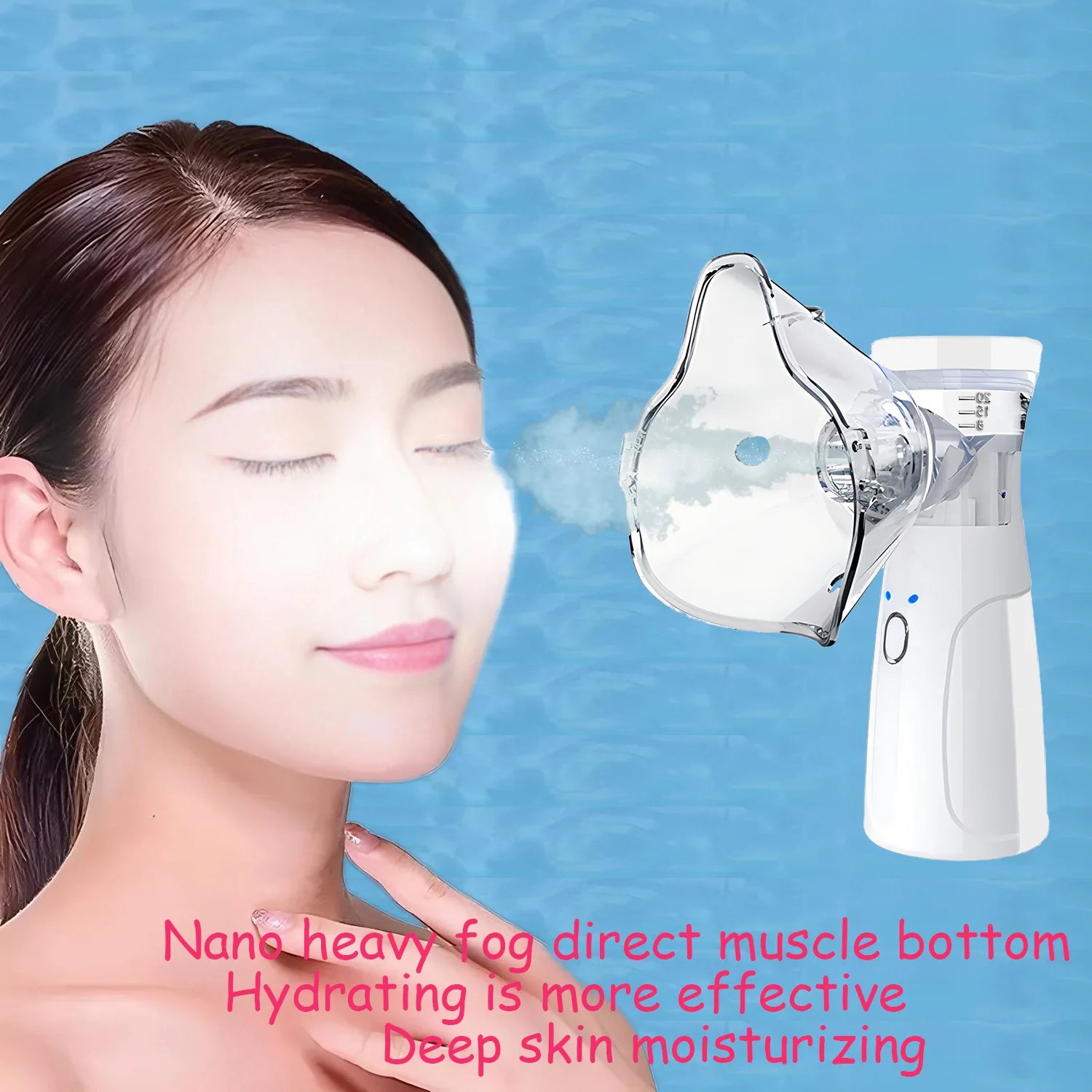 Alextrasza Mini Facial Steamer — Nano Mister Hydrating Skin Care Tool