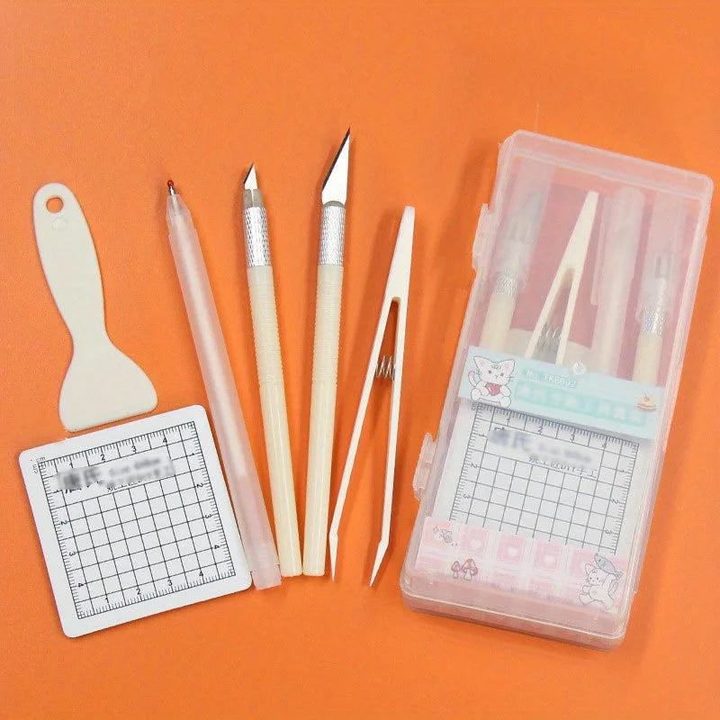 DIY Scrapbooking Tool Kit — Essential Crafting Set with Cutting Pad
