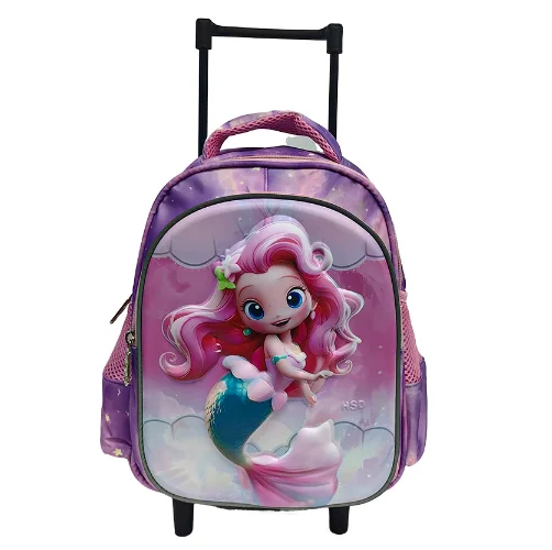 Kids Rolling School Backpack — Lightweight Wheeled Trolley Bag for Toddlers