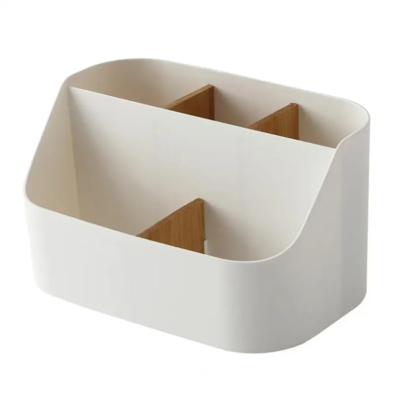 Desktop Storage Organizer — Multi-Compartment Box for Office & Cosmetics