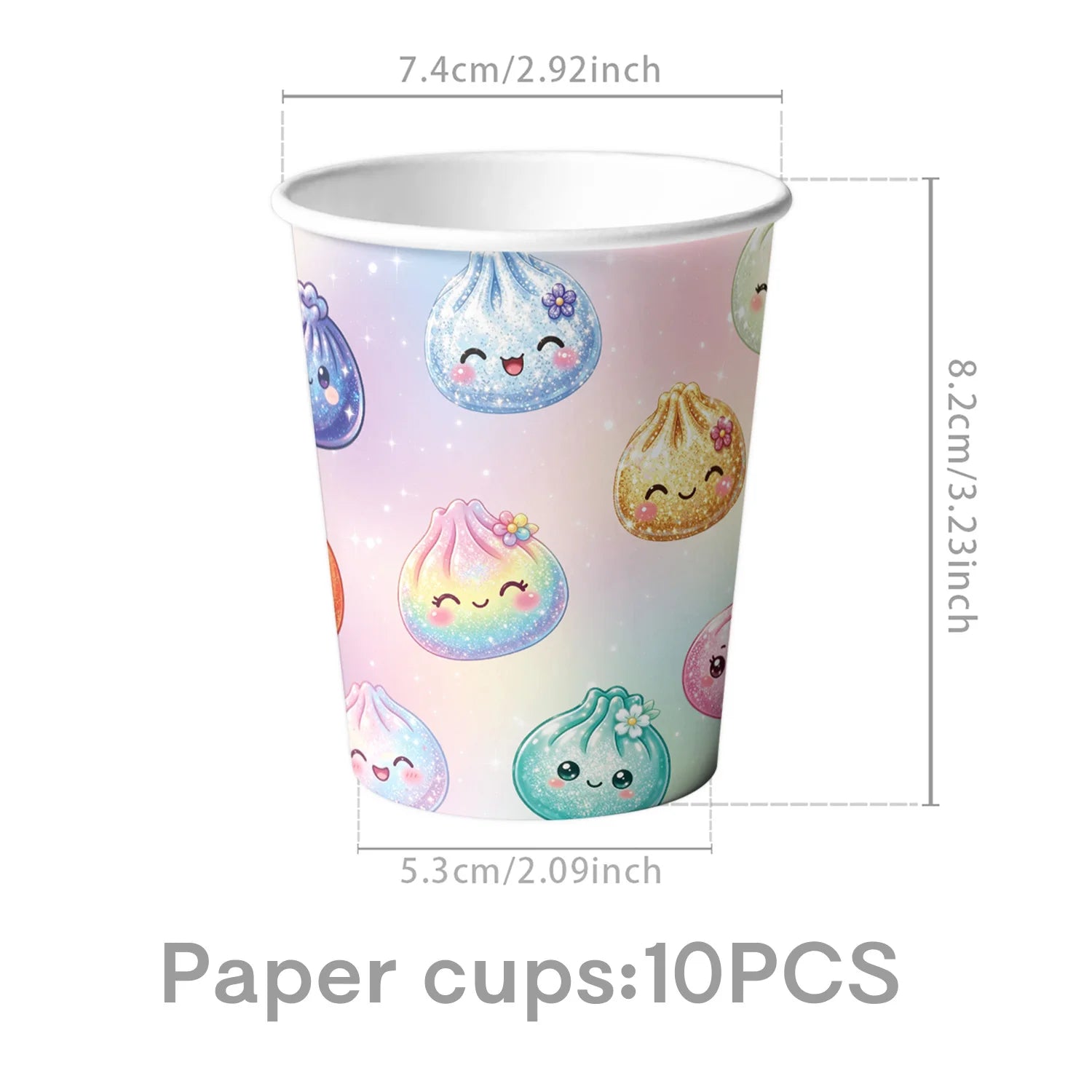 Dumpling Theme Party Decoration Set — Birthday Party Supplies & Favors