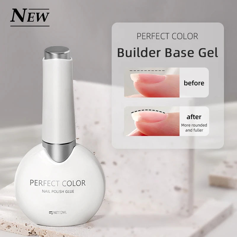 Perfect color Gel Base and Top Coat Set — High Gloss Long Lasting Finish