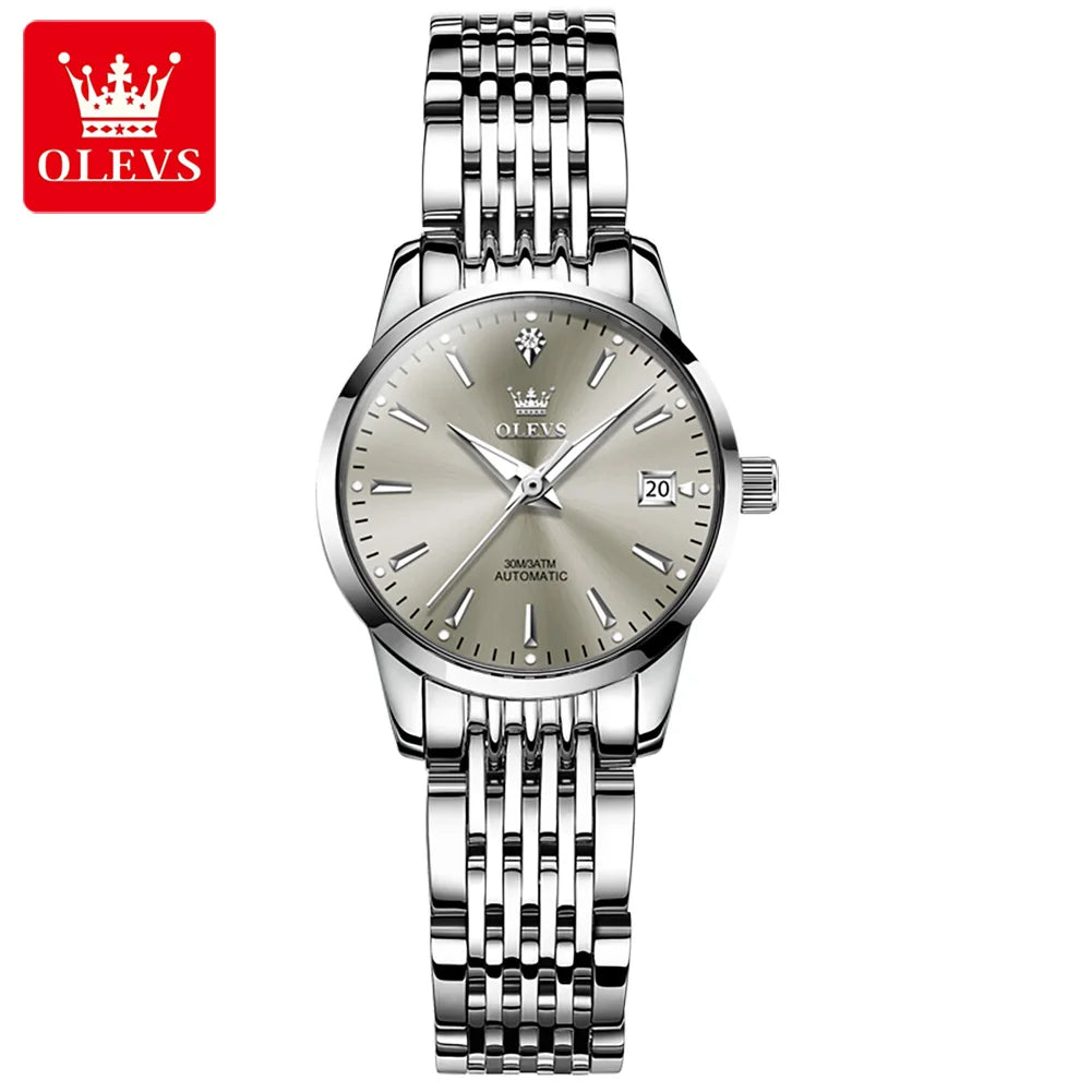 OLEVS 6635 Luxury Ladies Watch — Automatic Mechanical Chronograph