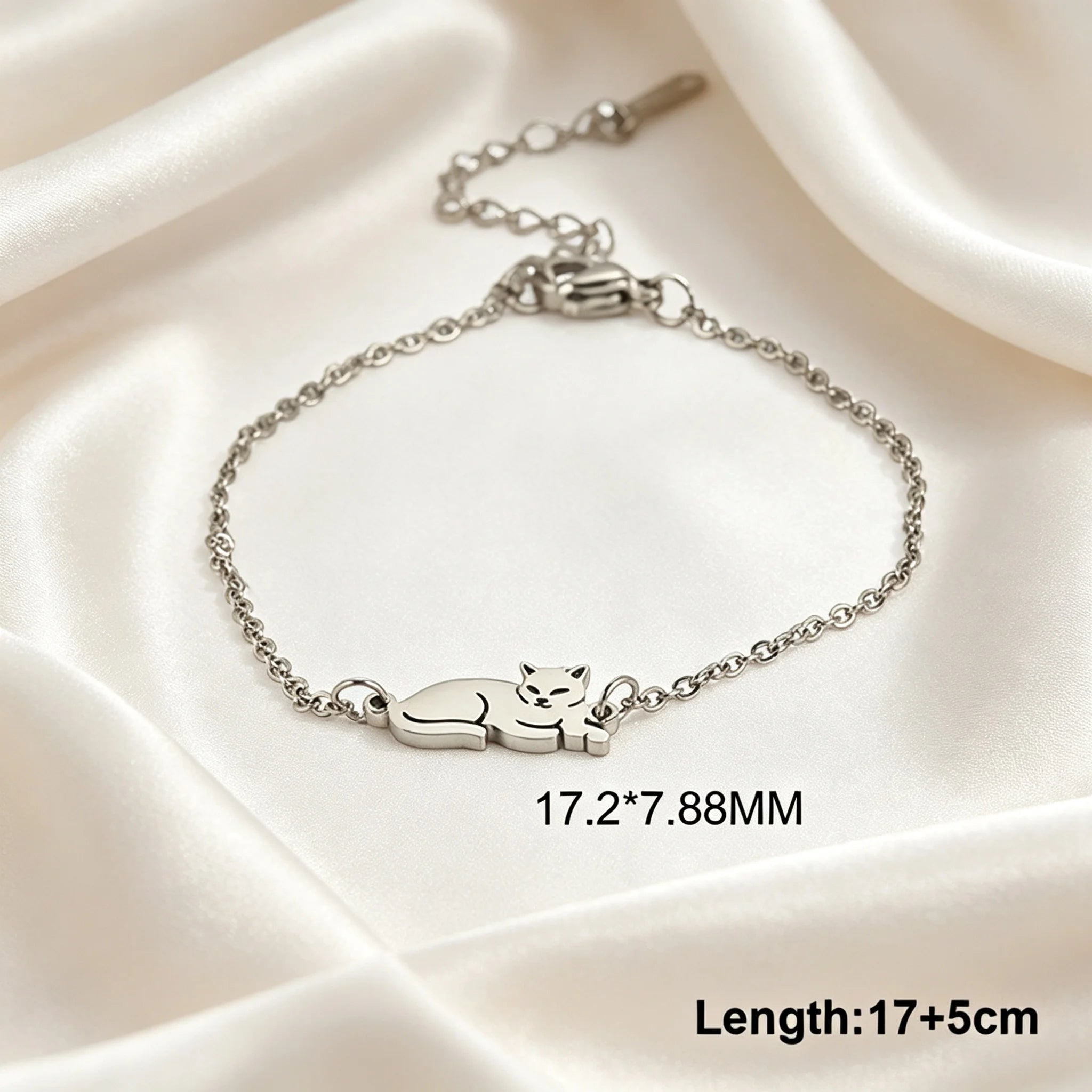 Dachshund Dog Stainless Steel Bracelet — Elegant Animal Jewelry for Women
