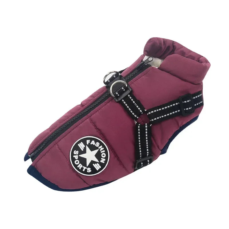 Dog Winter Coat — Waterproof Fleece Jacket