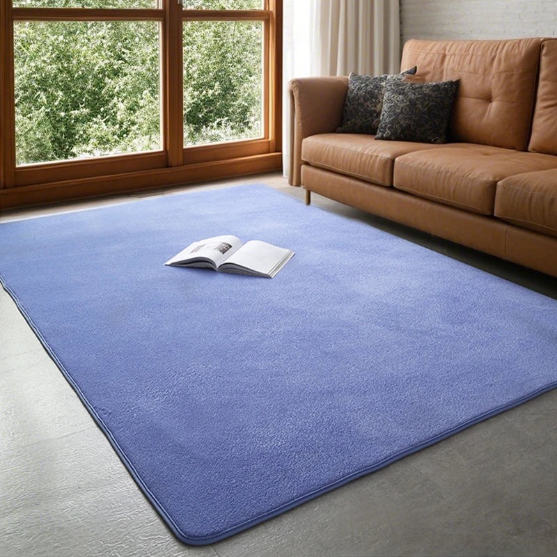 VIKAMA Modern Coral Velvet Carpet — Soft Non-Slip Area Rug for Home Decor