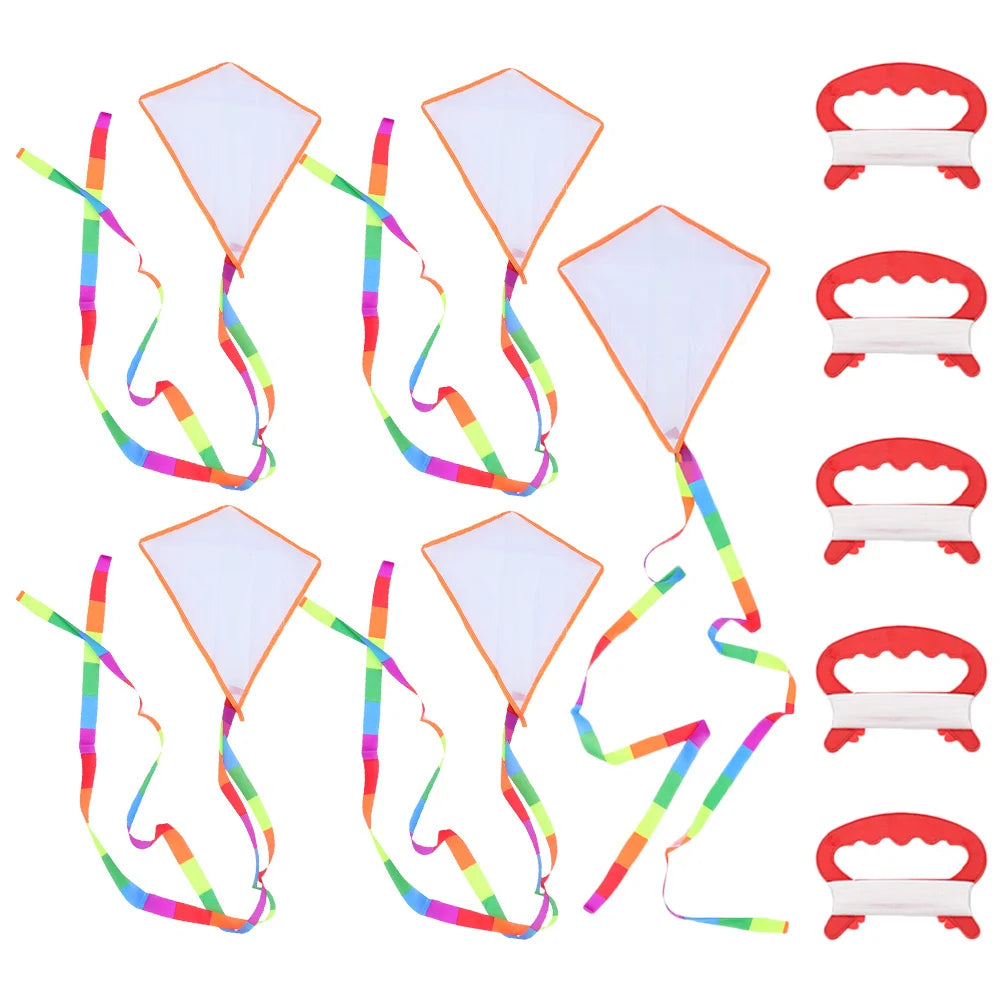 iBaseToy DIY Blank Kite Kit — Creative Art Painting & Outdoor Flying Set
