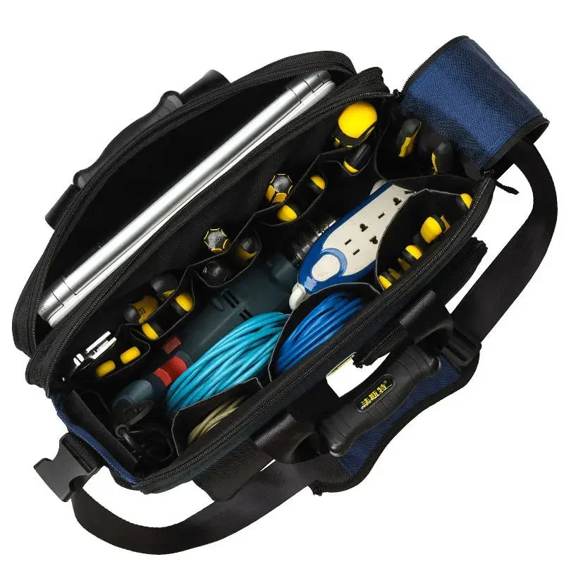 Professional Electrician Tool Bag — Heavy Duty Organizer & Carrier