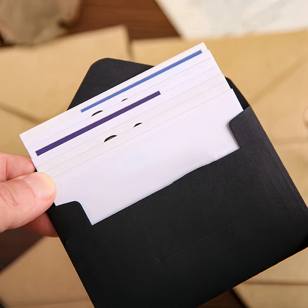 TYFYO Mini Kraft Envelopes — Small Card Holders for Gifts and Business, 20 Count