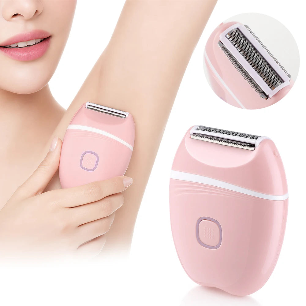 Hailicare Women's Electric Shaver — Portable 3-in-1 Mini Razor for Whole Body