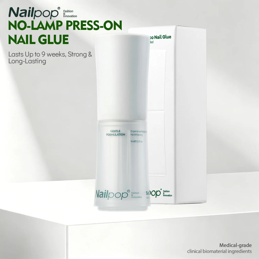 Nailpop Press On Nail Glue & Remover Kit — Long Lasting Strong Bond