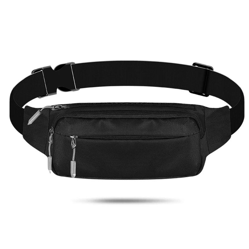 Unisex Canvas Waist Pack — Lightweight Travel & Outdoor Bum Bag