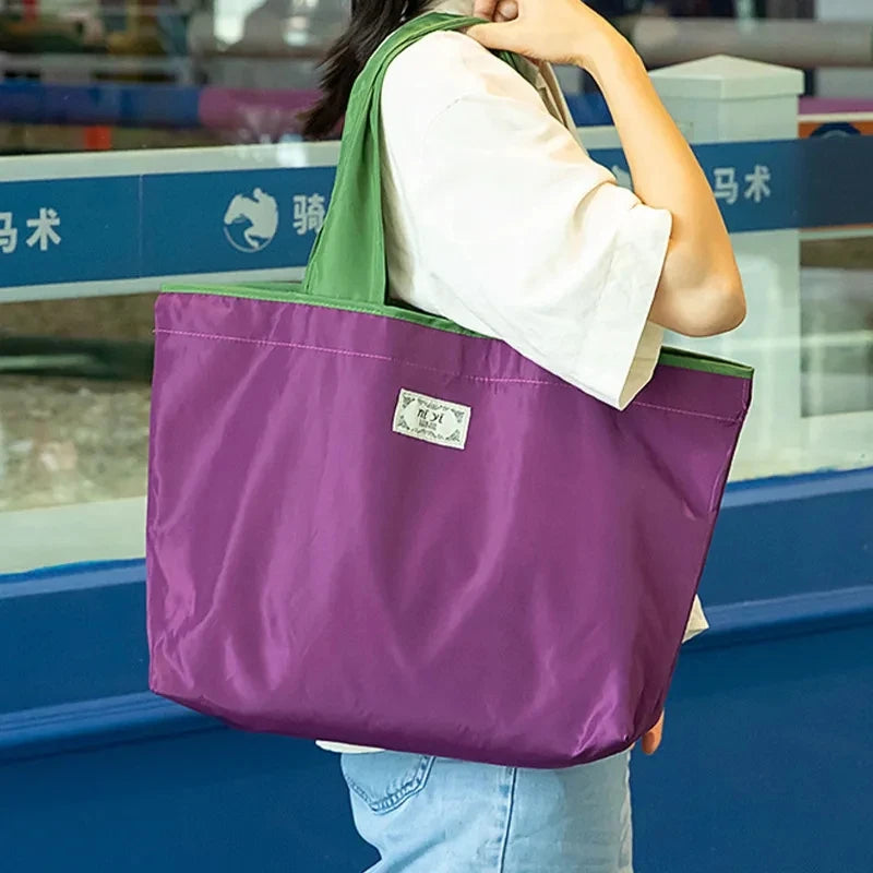 KindFuny Reusable Shopping Bag — Large Capacity Foldable Storage Tote