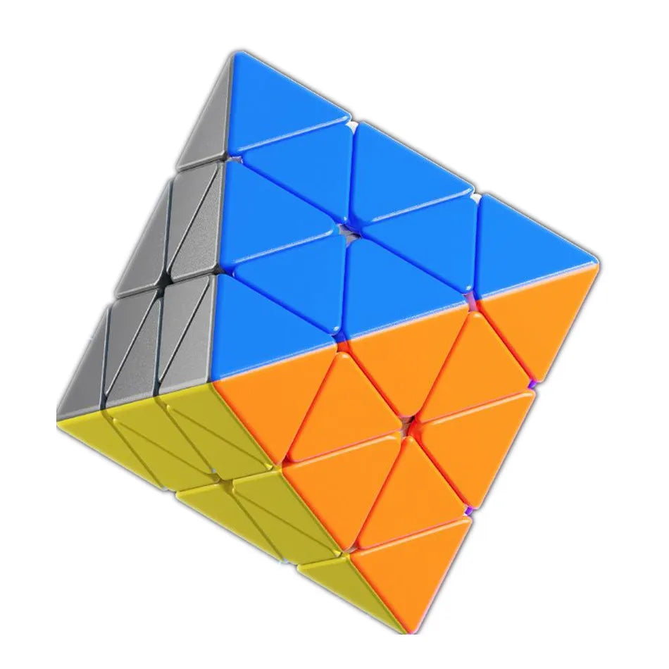 Rotating Octahedron Magnetic Magic Cube — Stickerless Brain Teaser Puzzle