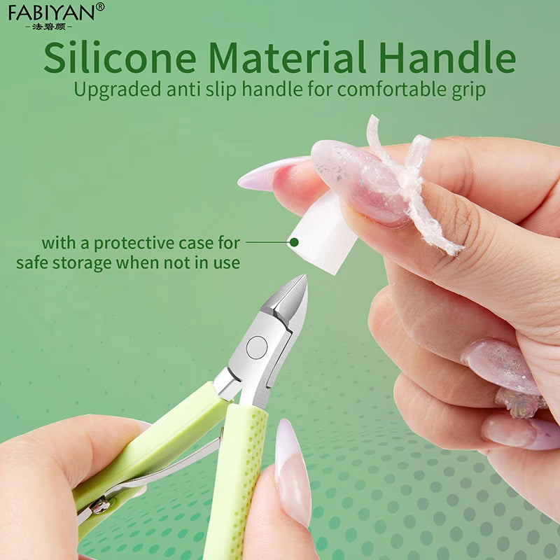 FABIYAN Cuticle Nipper — Professional Stainless Steel Nail Trimmer