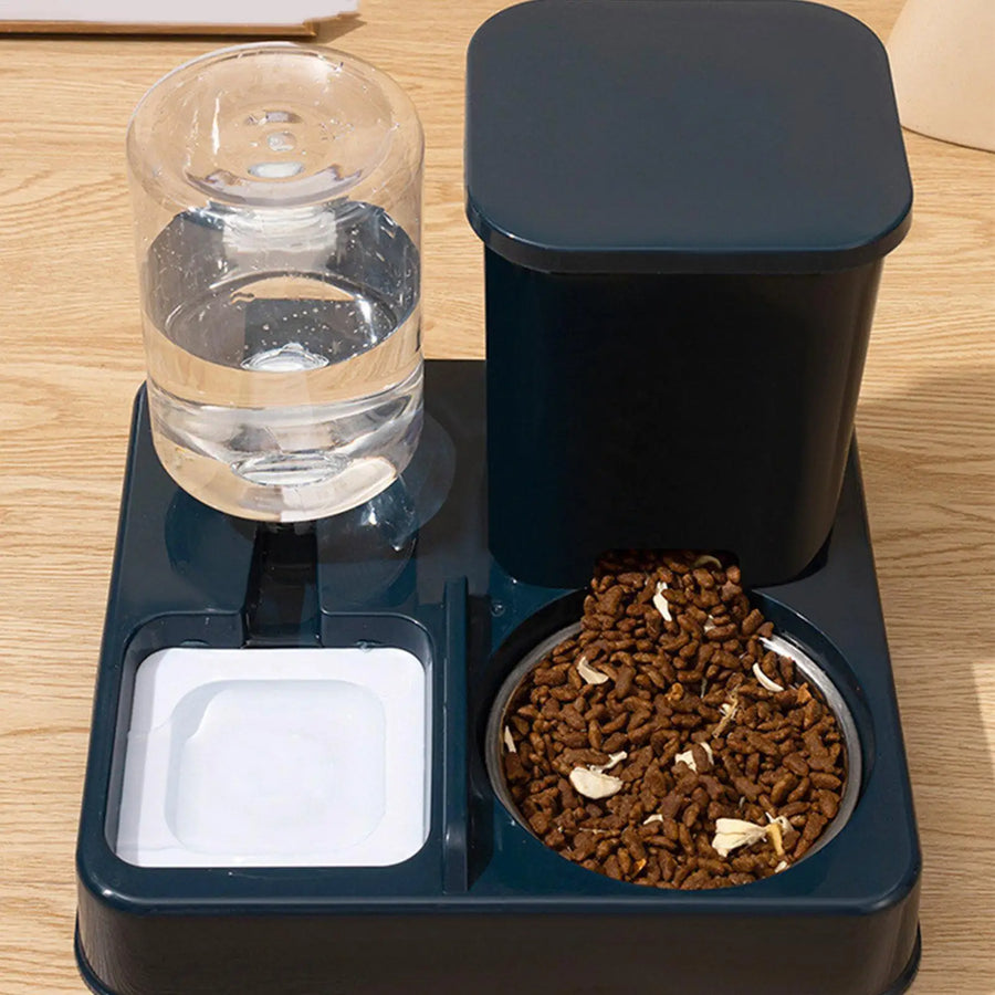Automatic Pet Feeder and Water Dispenser — Timed Food and Hydration System