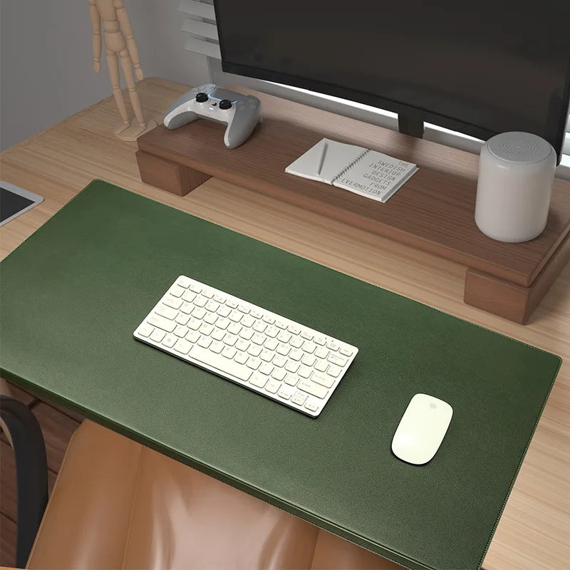 xummen PU Leather Desk Mat — Large Non-Slip Office & Gaming Mouse Pad