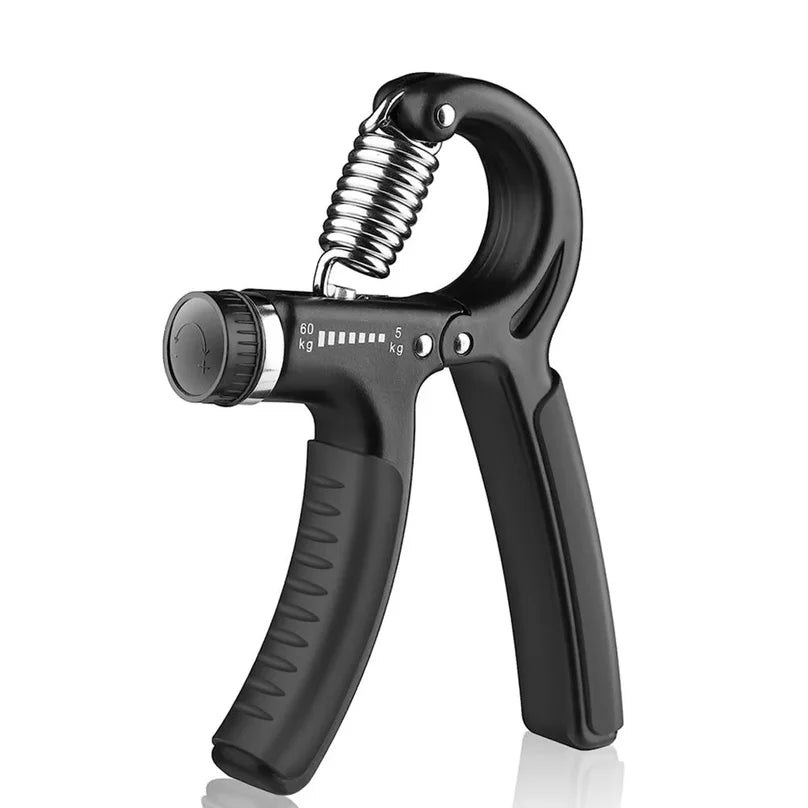 Adjustable Grip Strength Trainer — Forearm and Wrist Exerciser, Black