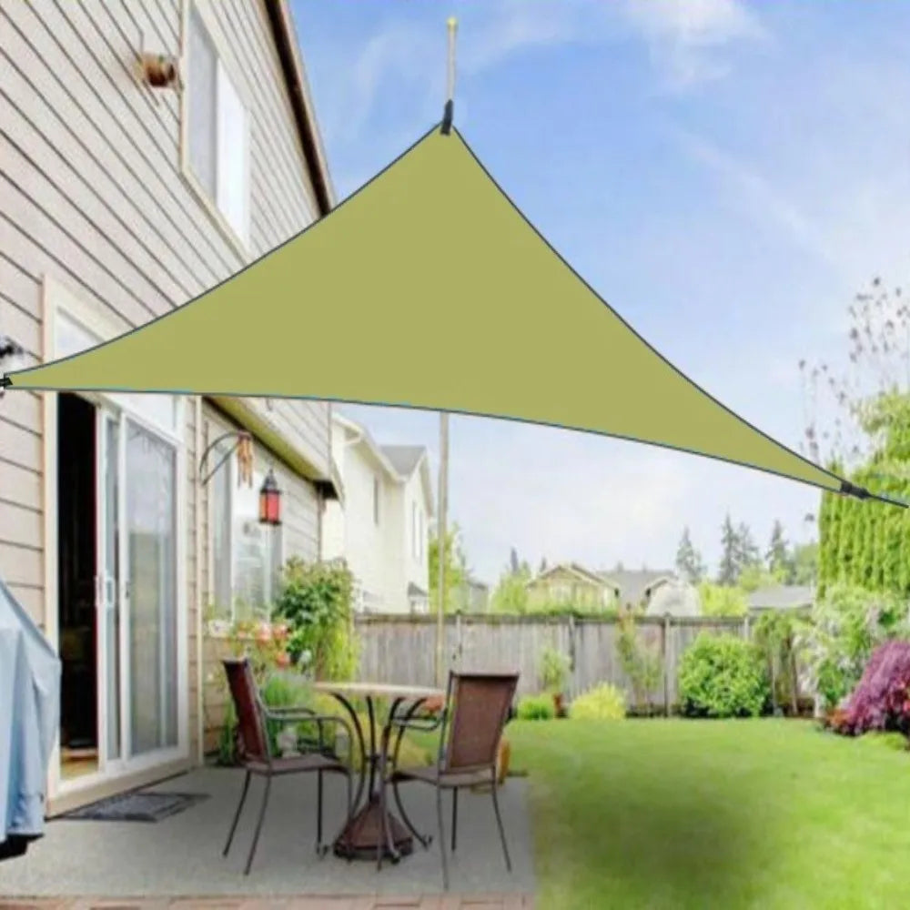 Triangle Sun Shade Sail — UV Protection Canopy for Garden & Patio