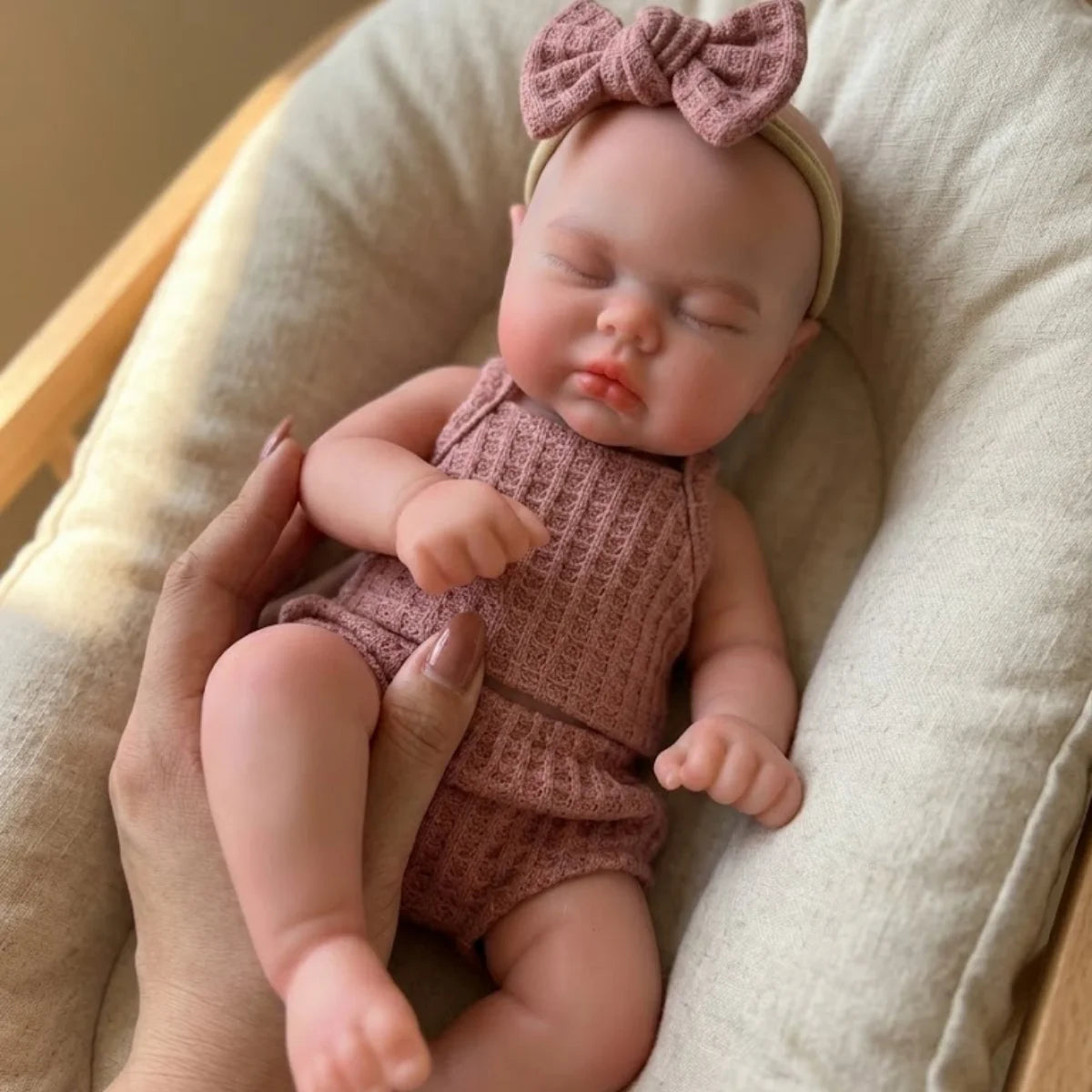 CatDoneca Lifelike Silicone Baby Doll — Soft Touch Reborn Girl Toy