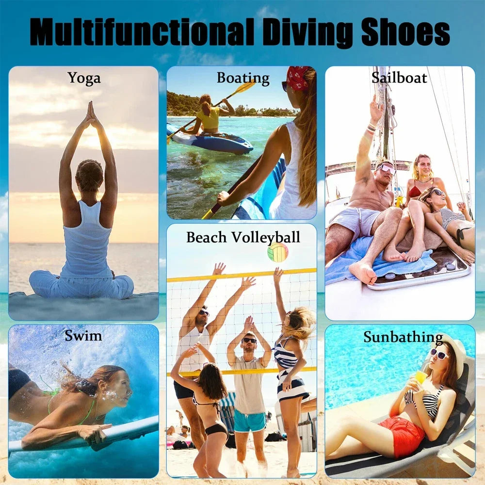 Quick-Dry Water Shoes — Lightweight Barefoot Aqua Socks for Beach & Pool