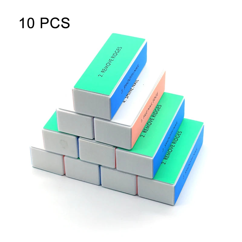 FUMOSIK Nail Buffer Block — Professional Manicure & Pedicure Smoothing Tool