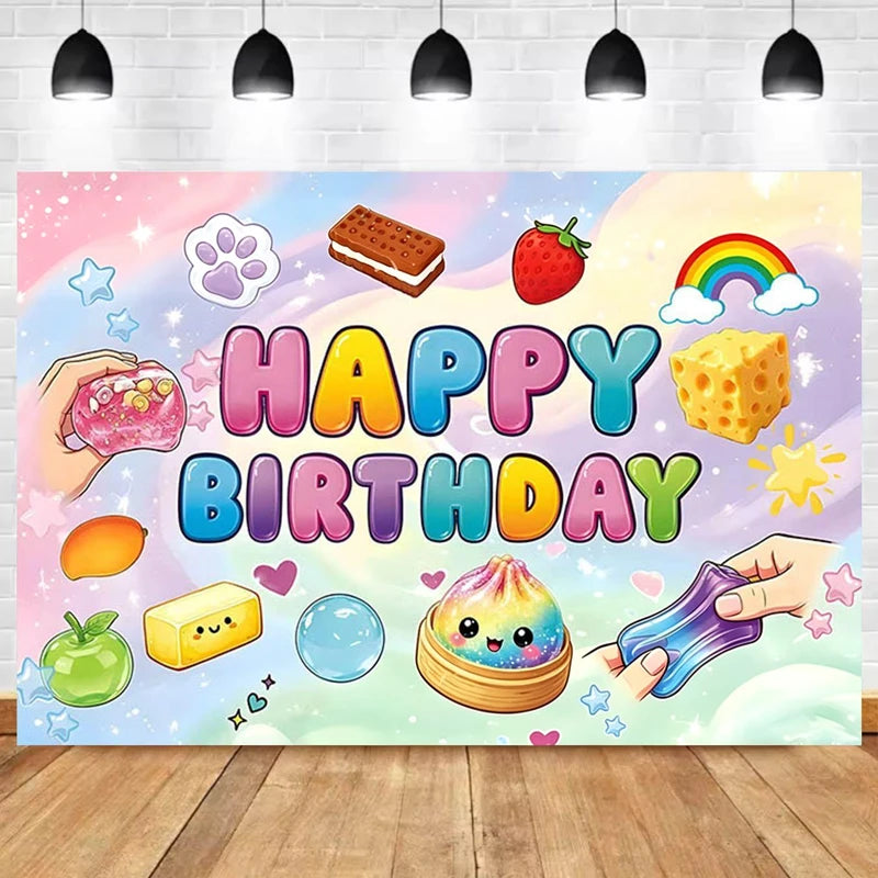 Dumpling Theme Party Decoration Set — Birthday Party Supplies & Favors
