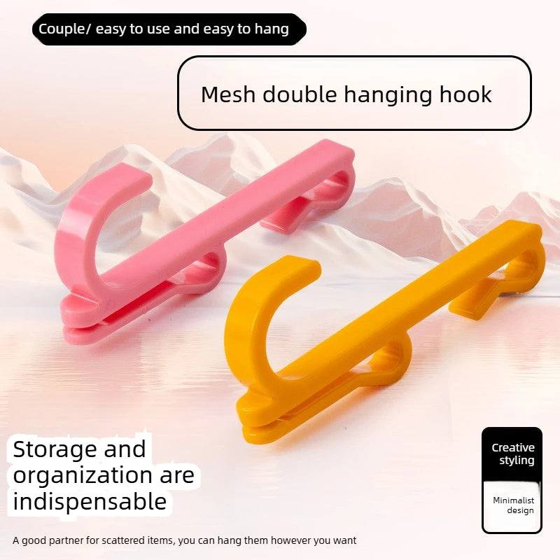 Multi-Purpose Mesh Panel Hooks — Versatile Wall-Mounted Display Racks