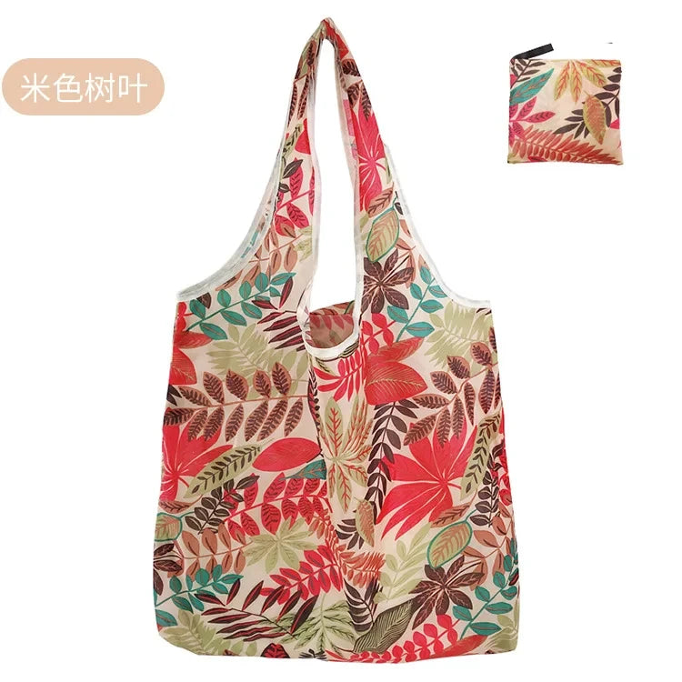 Foldable Reusable Shopping Bags — Heavy Duty Washable Grocery Totes