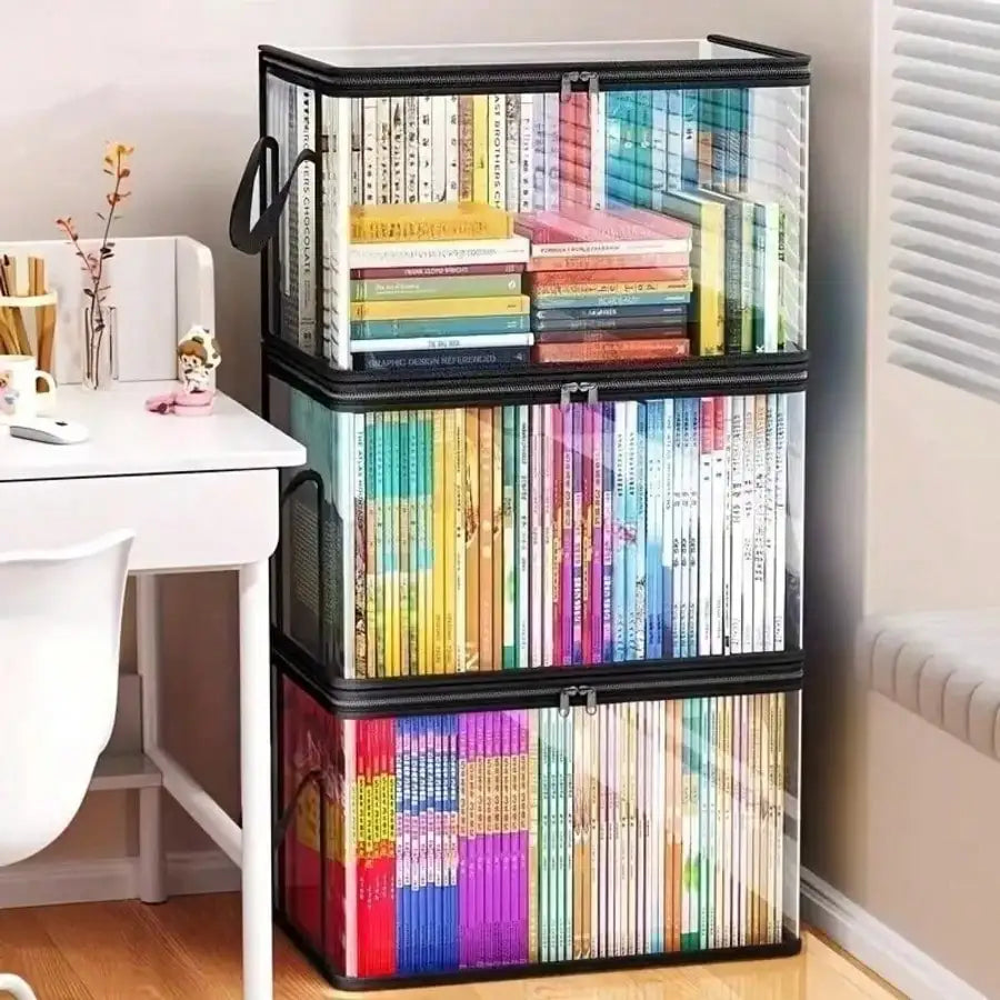 Clear PVC Storage Bags — Multifunctional Foldable Closet Organizers