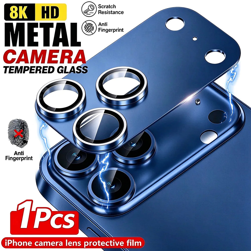 NNBILI Metal Glass Camera Lens Protector — Durable Lens Cover Accessory